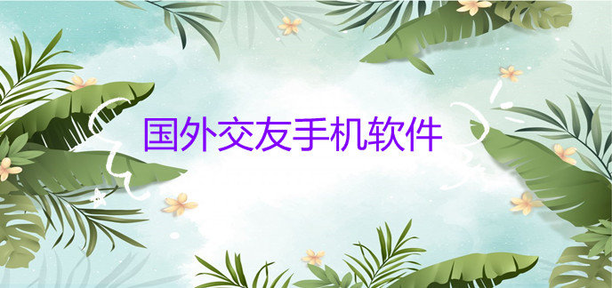 国外交友手机软件