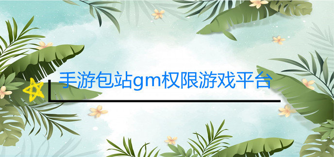 手游包站gm权限游戏平台