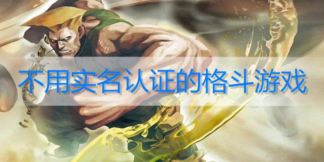 不用实名认证的格斗游戏