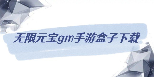 无限元宝gm手游盒子下载