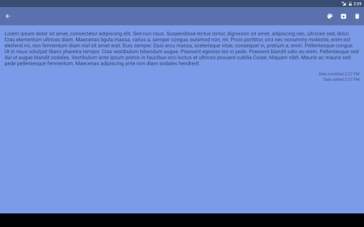 Notepad app