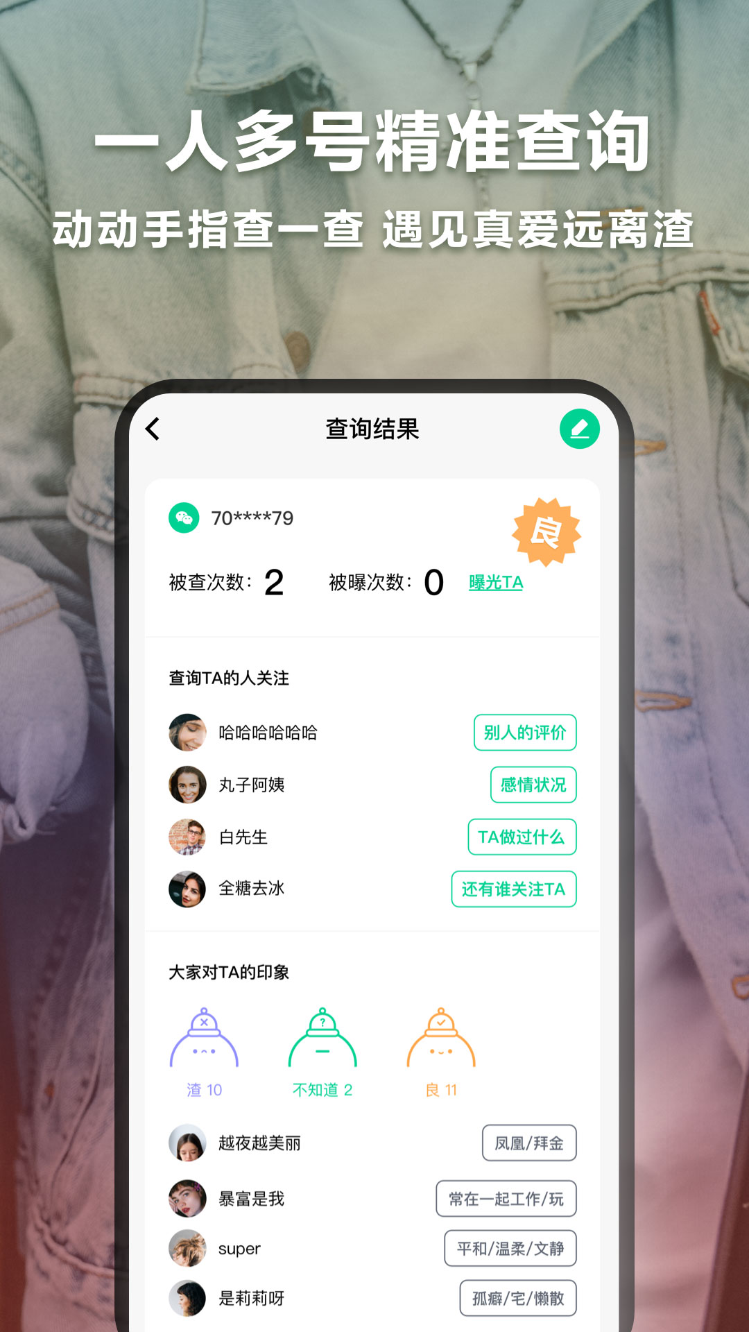 绿查