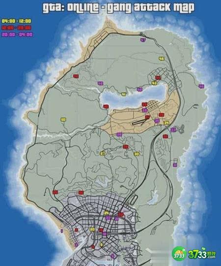 GTA5全帮派出现位置