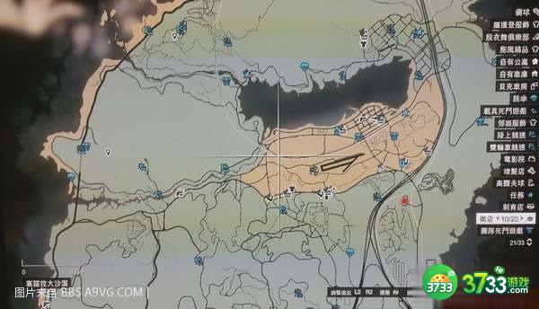 侠盗猎车手5OL版帮派红圈位置图和出现时间