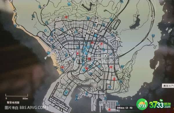 侠盗猎车手5OL版帮派红圈位置图和出现时间