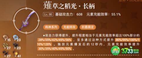 原神薙草之稻光强度适配分析攻略