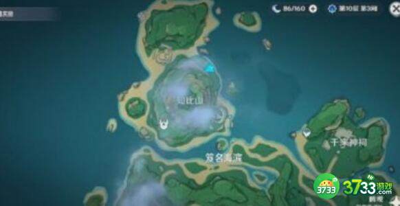 原神知比山三个仙灵位置攻略