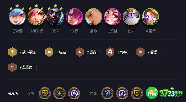 金铲铲之战战斗学院阵容装备搭配详解