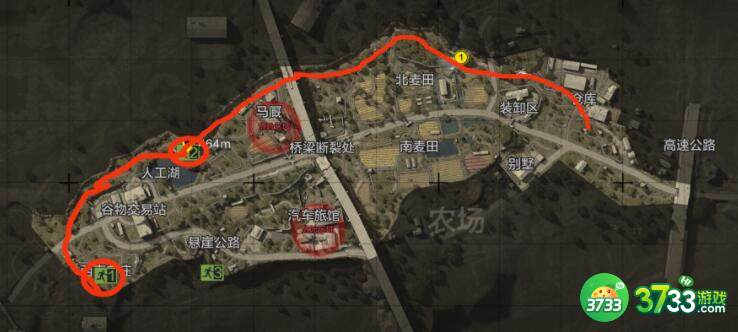 暗区突围农场快速逃跑路线推荐