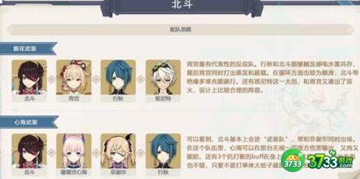 原神2.4北斗阵容搭配攻略