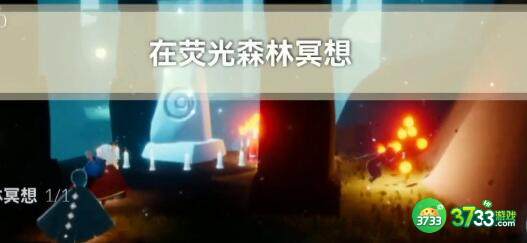 光遇2.18每日任务荧光森林冥想位置