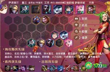 金铲铲之战霓虹之夜极客发明家阵容搭配