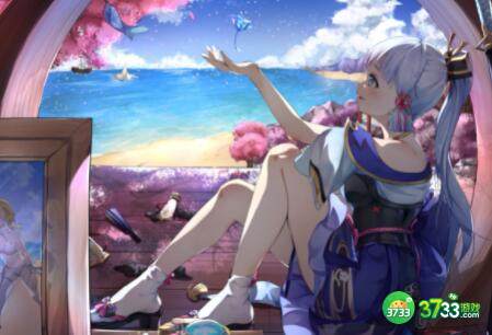 原神神里绫华毕业面板分享