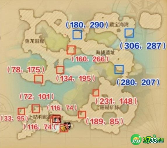 龙之国物语卜咕利海湾npc刷新坐标一览