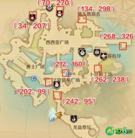 龙之国物语艾尔特米斯宝箱刷新地点详解