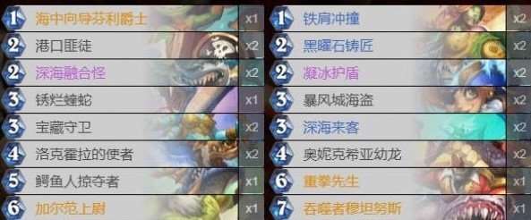 炉石传说探寻沉没之城节奏战卡组代码详解