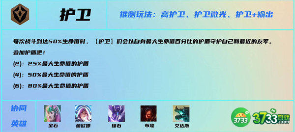 云顶之弈s7护卫阵容玩法攻略