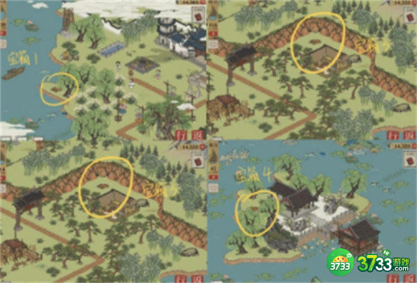 江南百景图探险模式全宝箱位置一览2022