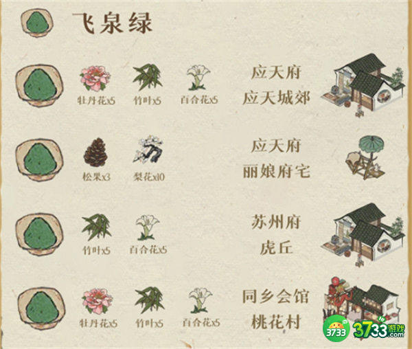 江南百景图颜料获取方法一览2022最新