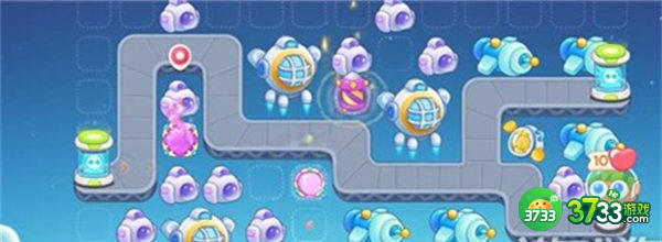 保卫萝卜4太空穿越第42关通关攻略