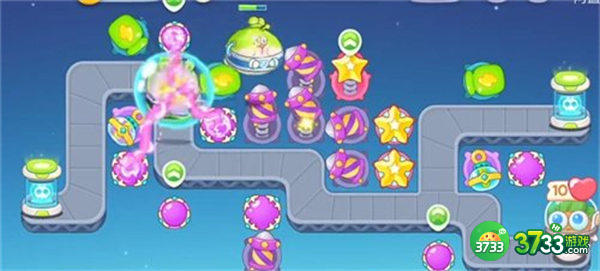 保卫萝卜4太空穿越第42关通关攻略