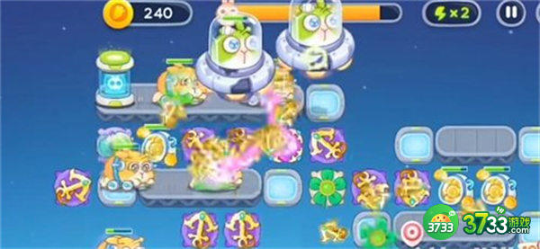 保卫萝卜4太空穿越第47关通关攻略