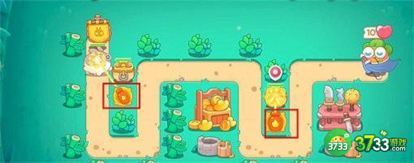 保卫萝卜4第37关满星通关攻略