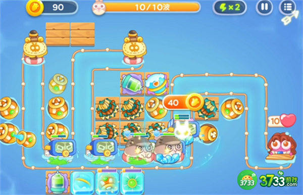 保卫萝卜4阿波尼克号第24关满星通关攻略