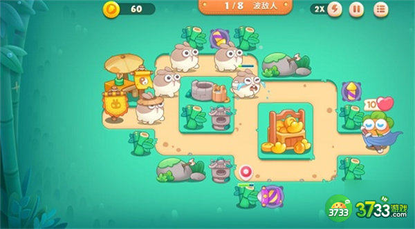 保卫萝卜4第26关通关过程一览