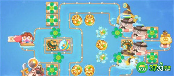 保卫萝卜4阿波尼克号第45关满星通关攻略