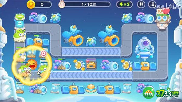 保卫萝卜4太空穿越第53关通关方法一览