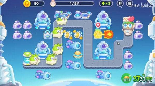 保卫萝卜4太空穿越第41关通关攻略
