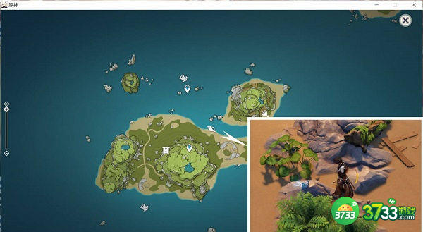 原神中央营地的影像位置一览