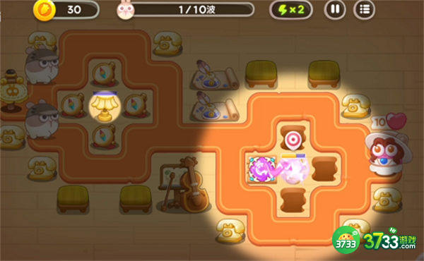 保卫萝卜4阿波尼克号第14关满星通关攻略