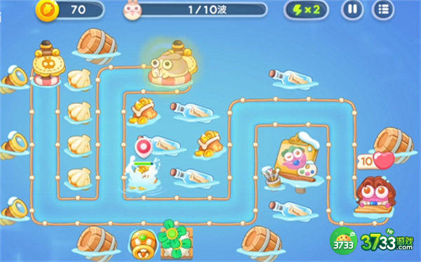 保卫萝卜4阿波尼克号第24关满星通关攻略