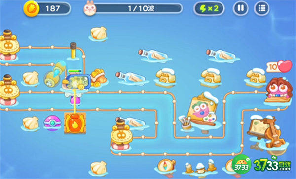 保卫萝卜4阿波尼克号第34关满星通关攻略