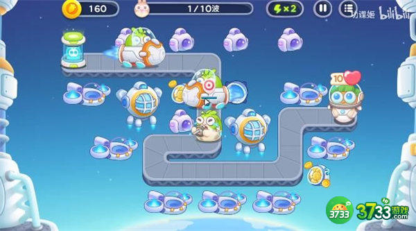 保卫萝卜4太空穿越第57关通关攻略