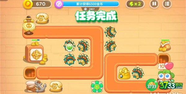 保卫萝卜4七夕舞会第12关通关思路分享