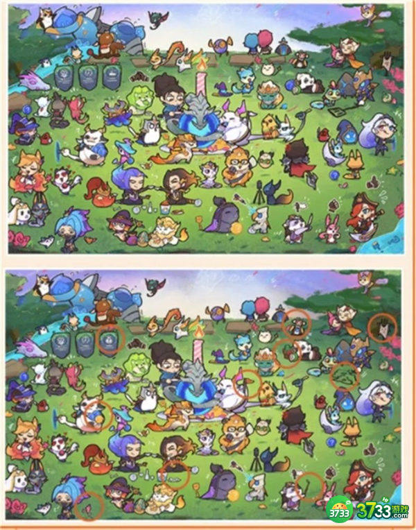 金铲铲之战周年庆找不同通关攻略