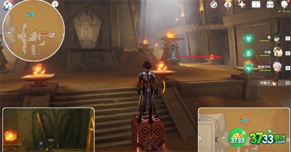 原神赤王陵3个地下传送点开启攻略