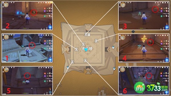 原神3.1沙漠地图圣章石全收集攻略