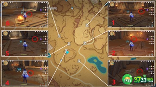 原神3.1沙漠地图圣章石全收集攻略