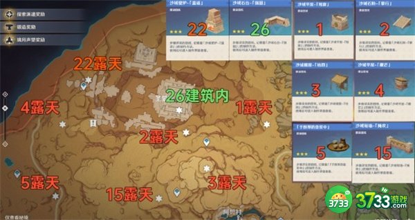 原神3.1须弥沙漠奇馈宝箱全收集攻略