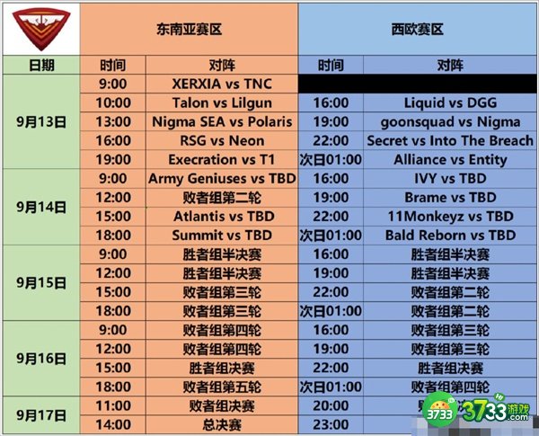 dota2ti11赛程时间表一览2022