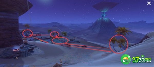 原神柽木最快采集路线一览