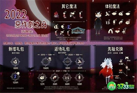 光遇恶作剧之日兑换图一览2022