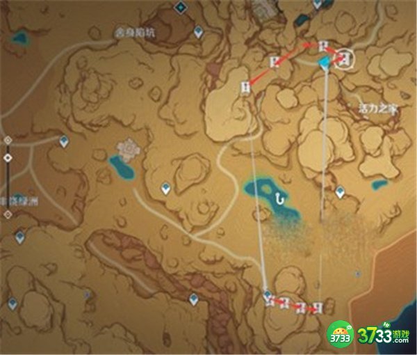 原神刺葵木最快采集路线一览