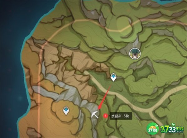 原神3.1水晶矿全收集攻略