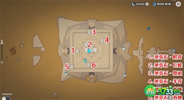 原神赤王陵内部圣章石最全收集攻略