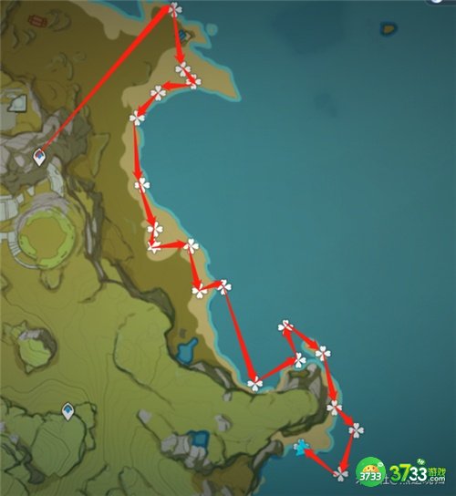 原神星螺最全最快采集路线一览2022